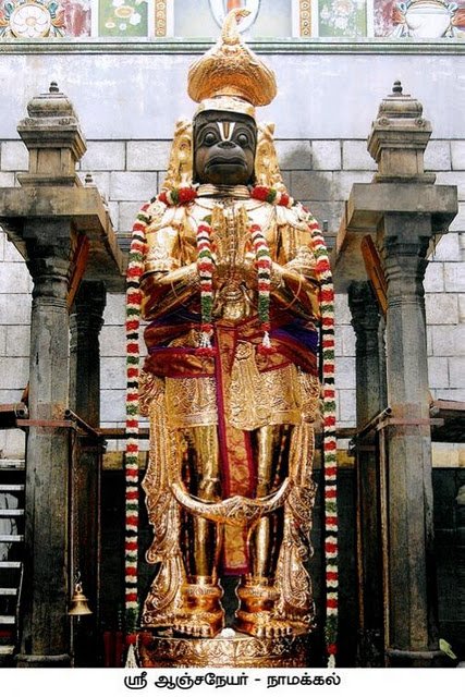 Namakkal Anjaneyar Temple – tall Hanuman idol temple in Tamil Nadu

